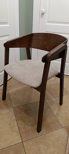 Деревянный стул Dalia noce беж фото покупателя 2